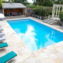 accommodation with pool UK