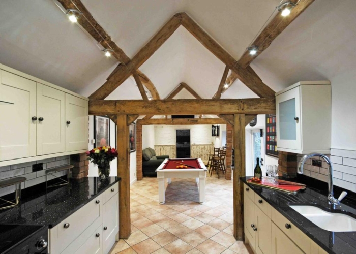 newly converted barn for large groups