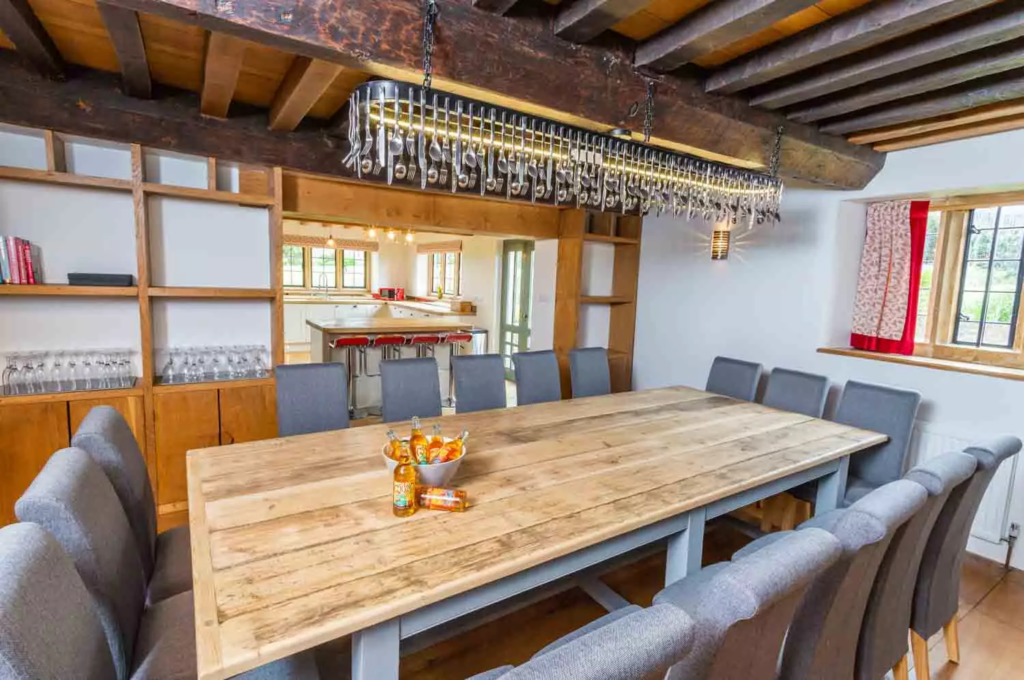 Self catering venue for 19 guests near exeter