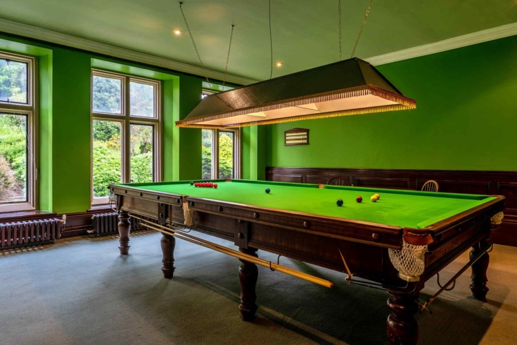 Manor House near Gloucester with snooker table